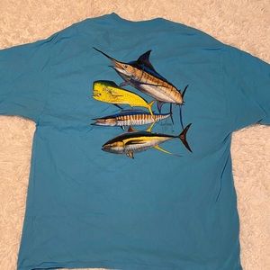 Blue Guy Harvey Shirt
